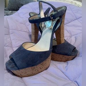 Michael Kors navy high heel